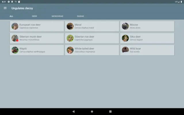 Decoy for hoofed animals android App screenshot 0